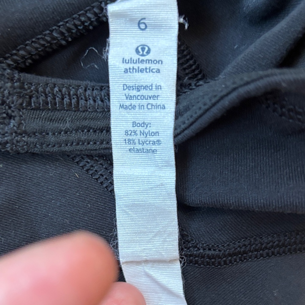 lululemon athletica Black High-Waisted Shorts - Picture 3 of 3